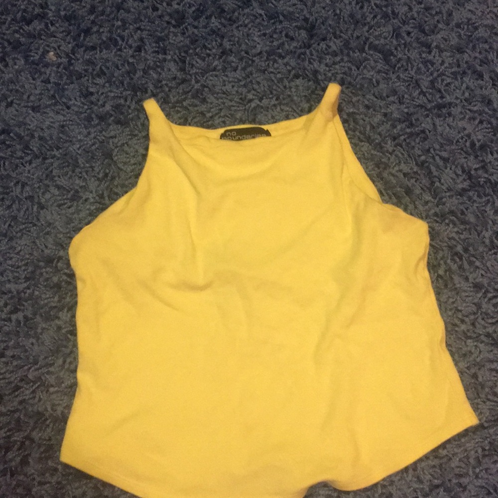 Yellow tank top